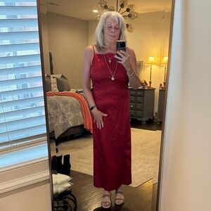 CDC Red Maxi Dress